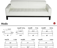 Picture of Aceray MODO 37, Contemporary Reception Lounge Lobby Tufted Sofa