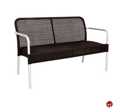 Picture of Aceray FILO, Outdoor Aluminum Wicker 2 Seat Loveseat Chair