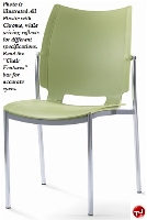 Picture of Source i-Stack 400, Guest Side Reception Stacking Armless Chair