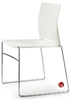 Picture of Source Tier 490 Contemorary Guest Side Reception Plastic Armless Stack Chair