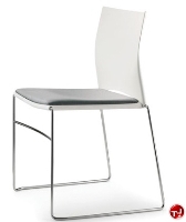 Picture of Source Tier 490 Contemporary Guest Side Reception Plastic Armless Stack Chair