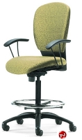 Picture of Source Kinga 878 Mid Back Office Task Swivel Footring Stool Chair
