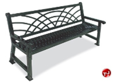 Picture of Outdoor 922 Savannah 72" Stainless Steel Bow Bench