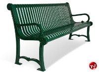 Picture of Outdoor 964 Charleston 48" Steel - Cast Alulminum Bench