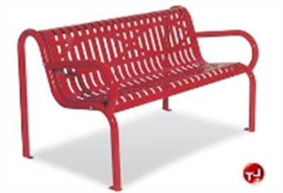 Picture of Outdoor Sierra 955, 24" Inground Steel Bench