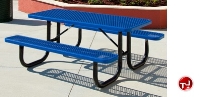 Picture of Outdoor 238 Series, 8' Extra Heavy Duty Steel Picnic Table 
