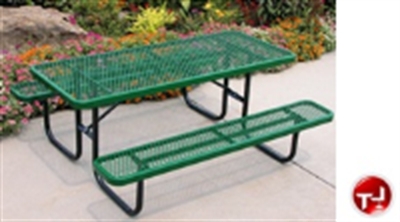 Picture of Outdoor 158, 48" Heavy Duty Steel Picnic Dining Table 