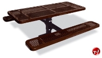 Picture of Outdoor 337, 48" ADA Accessible Picnic Inground Dining Table