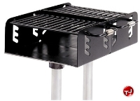Picture of 650 Dual Grate Family Size Inground Pedestal Grill