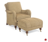 Picture of Fairfield 1458 Reception Lounge Lobby Mobile Club Chair Sofa with Ottoman