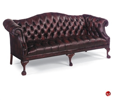 Picture of Fairfield 1832 Reception Lounge Lobby Traditional Tufted Three Seat Sofa 