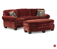 Picture of Fairfield 3758 Reception Lounge Lobby Three Seat Sofa with Cocktail Ottoman