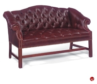 Picture of Fairfield 1801 Reception Lounge Lobby Traditional Tufted 2 Seat Loveseat Sofa