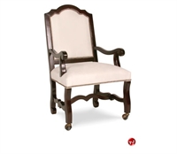 Picture of Fairfield 8382 Traditional Guest Side Dining Mobile Arm Chair