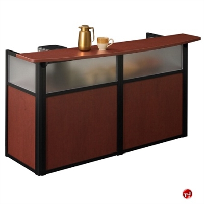 Picture of 72" Reception Coffee Bar Desk Workstation, 53991