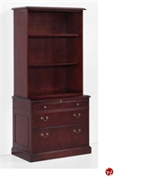 Picture of 30796 Traditional Veneer Lateral File Bookcase Storage Cabinet