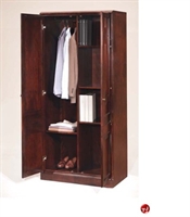 Picture of 31742 Traditional Veneer Double Door Wardrobe Storage Cabinet