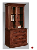 Picture of DMI Arlington 7750-16 Veneer Two Drawer Lateral File Cabinet with Overhead Storage