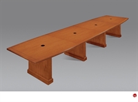 Picture of DMI Belmont 7130-192EX Veneer 16' Boat Shape Expandable Conference Table