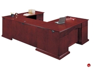 Picture of DMI Del Mar 7302-57 Veneer Executive 72" U Shape Office Desk Workstation