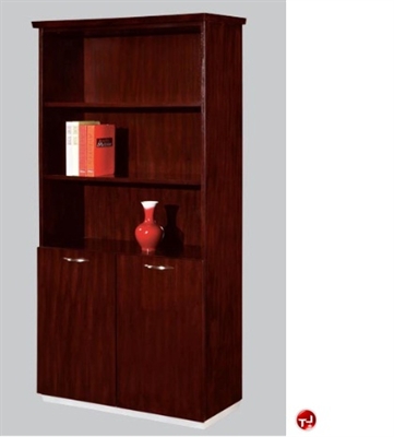 Picture of DMI Pimlico 7023-09 Contemporary Veneer 72" Open Bookcase with Doors