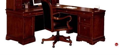 Picture of DMI Rue De Lyon 7684-48A Veneer 66"  L Shape Office Desk Workstation