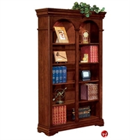 Picture of DMI Rue De Lyon 7684-07 Veneer Double Bookcase, Adjustable Glass Shelves