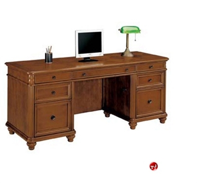 Picture of 15396 Veneer 72" Kneehole Credenza