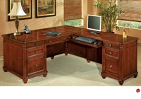 Picture of DMI Antigua 7480-55 Veneer 72"  L Shape Office Desk Workstation
