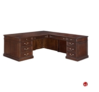 Picture of DMI Welllington 7603-55, 72" Veneer L Shape Office Desk Workstation