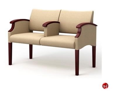 Picture of Integra Pyxis Reception Lounge Lobby Modular 2 Chair Tandem Seating