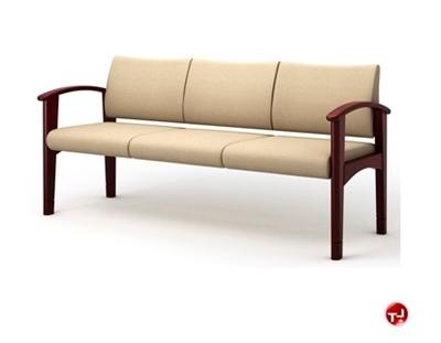 Picture of Integra Pyxis Reception Lounge Lobby Modular 3 Chair Tandem Seating