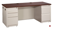 Picture of 24" X 60" Double Pedestal Steel Office Desk Workstation