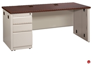 Picture of 24" x 54" Single Pedestal Steel Office Desk