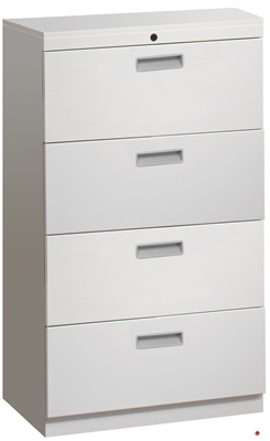 Picture of 4 Drawer Trace Lateral File Storage Cabinet, Steel 30"W