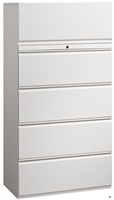 Picture of 5 Drawer Trace Lateral File Storage Cabinet, 30"W Steel