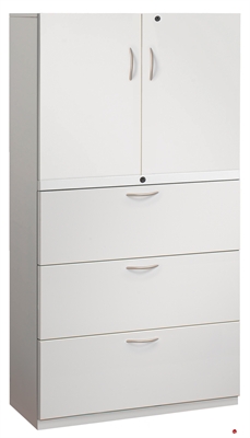 Picture of 3 Drawer Trace Lateral File Combo Steel Storage Cabinet, 42"W