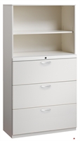 Picture of 3 Drawer Trace Lateral File Combo Steel Open Cabinet, 30"W