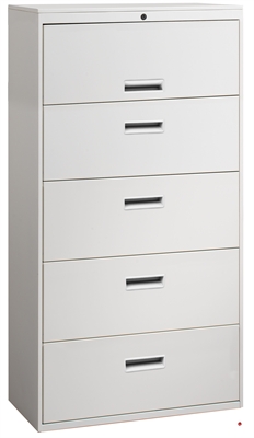 Picture of 5 Drawer Steel Lateral File Cabinet, 30"W