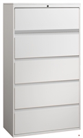 Picture of 5 Drawer Steel Lateral File Cabinet, 36"W