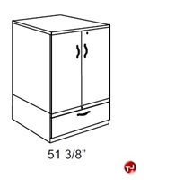 Picture of Trace Steel Bookcase and Storage Tower Cabinet