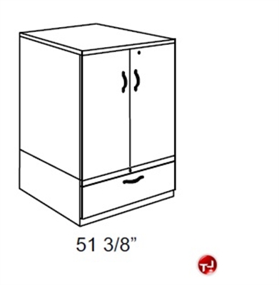 Picture of Trace Steel Bookcase and Storage Tower Cabinet