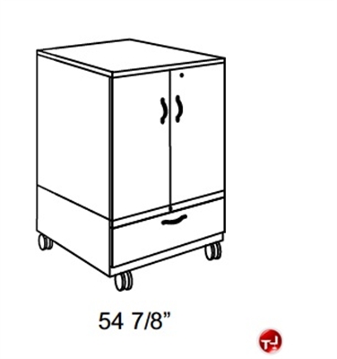 Picture of Trace Steel Mobile Modular Storage Tower Cabinet