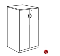 Picture of Trace Steel Double Door Wardrobe Cabinet