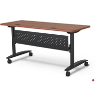 Picture of 24" x 60" Mobile Folding Training Table with Modesty