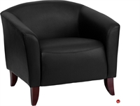 Picture of Brato Black Leather Reception Club Chair