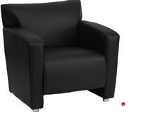 Picture of Brato Black Leather Reception Club Chair
