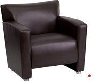 Picture of Brato Brown Leather Reception Club Chair