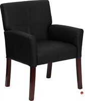 Picture of Brato Black Leather Reception Club Chair