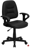 Picture of Brato Mid Back Black Leather Office Task Chair